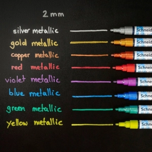 Marker SCHNEIDER metaliczny Paint-It 011, 2 mm, miedziany metalik-279639