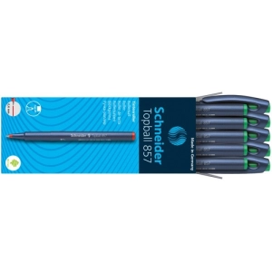 Długopis SCHNEIDER Topball 857, zielony-279892