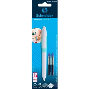 Długopis żelowy SCHNEIDER Base Ball + 2 cartridge 852, blister, mix kolorów-279974