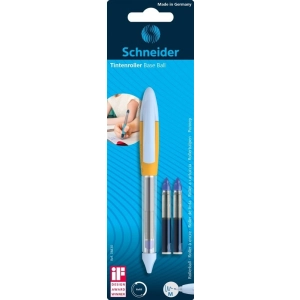 Długopis żelowy SCHNEIDER Base Ball + 2 cartridge 852, blister, mix kolorów-279978