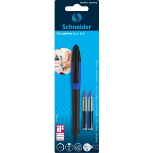 Długopis żelowy SCHNEIDER Base Ball + 2 cartridge 852, blister, mix kolorów-279983
