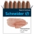 Naboje do piór SCHNEIDER 6 szt. cognac / ciemnobrązowy