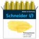 Naboje do piór SCHNEIDER 6 szt. lemon cake / żółty