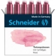 Naboje do piór SCHNEIDER 6 szt. rose / pudrowy róż