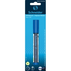 Marker SCHNEIDER do tablic Maxx 290, okrągły, 2-3mm, blister, niebieski