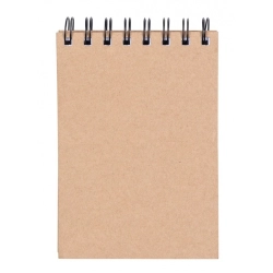 Kołonotatnik OFFICE PRODUCTS A6 craft w linie 80 kart. 80gsm - brązowy