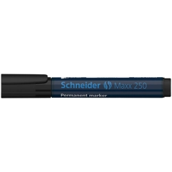 Marker SCHNEIDER permane. Maxx 250  ścięty 2-7mm czarny-452465