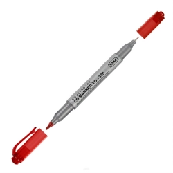 Marker do płyt CD TOMA TO-320 dwustronny - czerwony-600852