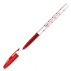 Długopis TOMA w gwiazdki TO-059 superfine 0,5mm - czerwony