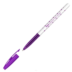Długopis TOMA w gwiazdki TO-059 superfine 0,5mm - fiolet