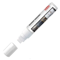 Marker TOMA kredowy końc.15x8mm - białe TO-290 02 -543988