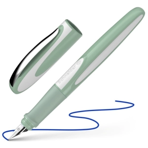 Pióro wieczne SCHNEIDER Ray, L, pud. plastikowe, zielono-białe-280046