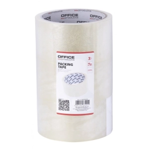 Taśma pakowa OFFICE PRODUCTS 48mm x 50y 36mic op.3szt. - transparentna