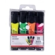 Zakreślacz OFFICE PRODUCTS 17055619- z gumowym uchwytem 2-5mm -  mix op.4