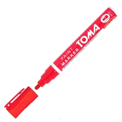 Marker TOMA olejowy TO-440 grubość 2.5mm - czerwony-471131
