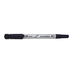 Marker PILOT do CD/DVD Twin dwustronny - czarny-10906