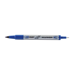 Marker PILOT do CD/DVD Twin dwustronny - niebieski-10907