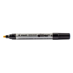 Marker PILOT olejowy Super Color M - srebrny-156351