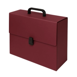 Teczka z rączką DELFIN MAXI 10cm - bordo-454673