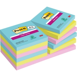 Karteczki samoprzylepne POST-IT Super Sticky, COSMIC, 76x76mm, 12x90 kart.