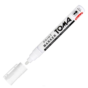 Marker TOMA olejowy TO-440 grubość 2.5mm - biały-471125
