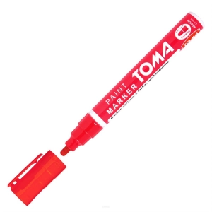 Marker TOMA olejowy TO-440 grubość 2.5mm - czerwony-471131