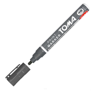 Marker TOMA olejowy TO-440 grubość 2.5mm - szary-471151