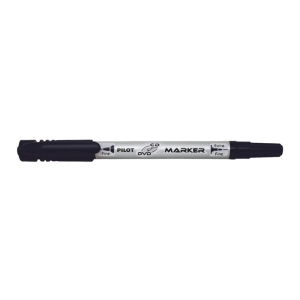 Marker PILOT do CD/DVD Twin dwustronny - czarny-10906