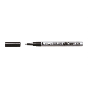 Marker PILOT olejowy Super Color F - srebrny-156344