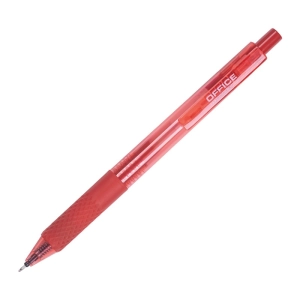 Długopis żelowy OFFICE PRODUCTS automatyczny - czerwony