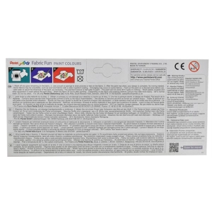 Farby do tkanin PENTEL 12 kolorów FFPC1-281396