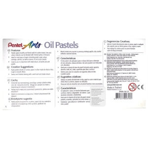 Kredki PENTEL pastele olejne 16 kolorów-281398