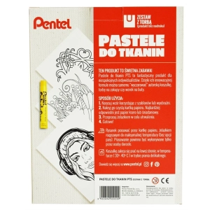 Zestaw PENTEL pastele do tkanin + torba-281410