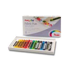 Kredki PENTEL pastele do tkanin PTS15 15 kolorów-281416