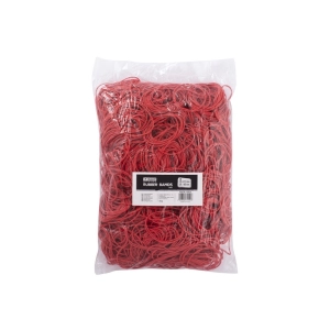 Gumki recepturki D.RECT 1,5x1,5mm LFL 80mm śr. 50mm op.1kg. - czerwone