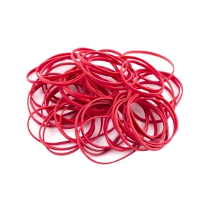 Gumki recepturki D.RECT 1,5x3mm LFL 80mm śr. 50mm op.1kg. - czerwone-281476