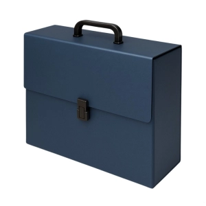 Teczka z rączką DELFIN MAXI 10cm - granatowa-454675