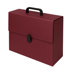 Teczka z rączką DELFIN MAXI 10cm - bordo-454673