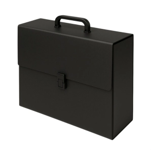Teczka z rączką DELFIN MAXI 10cm - czarna-454674