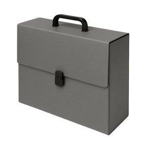Teczka z rączką DELFIN MAXI 10cm - szara-454682