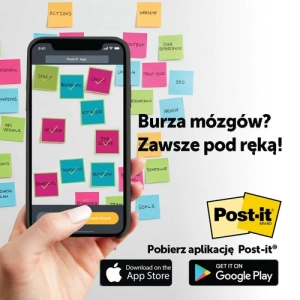 Karteczki samoprzylepne POST-IT Super Sticky XL, CARNIVAL, w linię, 101x101mm, 6x90 kart.-281849