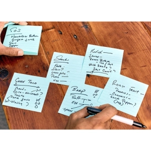 Karteczki samoprzylepne POST-IT Super Sticky XL, OASIS, w linię, 101x101mm, 3x70 kart.-281903