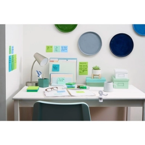Karteczki samoprzylepne POST-IT Super Sticky XL, OASIS, w linię, 101x101mm, 3x70 kart.-281909