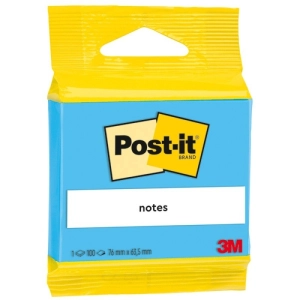 Karteczki samoprzylepne POST-IT 100 kart., niebieskie