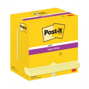 Karteczki samoprzylepne POST-IT Super Sticky 655-S, 127x76mm, 12x90 kartek, jaskrawo żółte-281948
