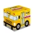 Karteczki samoprzylepne POST-IT Autobus szkolny, 63,5x76mm, 8x90 kart., mix kolorów