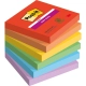 Karteczki samoprzylepne POST-IT Super Sticky, PLAYFUL, 76x76mm, 6x90 kart.