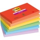 Karteczki samoprzylepne POST-IT Super Sticky, PLAYFUL, 76x127mm, 6x90 kart.