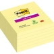 Karteczki samoprzylepne POST-IT Super Sticky XL, w linie 675-SS6-CY, 101x101mm, 6x90 kart., żółte