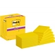 Karteczki samoprzylepne POST-IT Super Sticky 655-12SSCY-EU 127x76mm op.12x90 kart. - żółte
